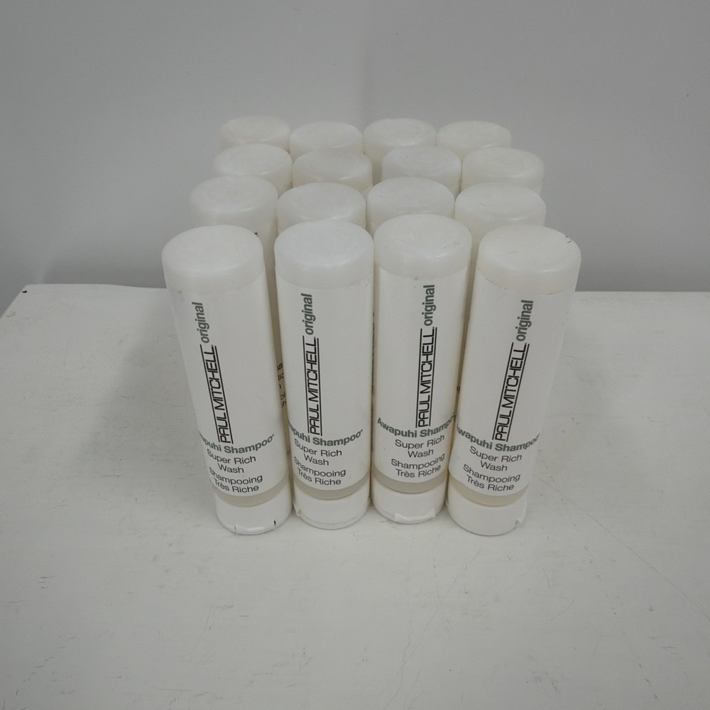 Paul Mitchell Awapuhi Shampoo Lot 16 Travel Size Color Safe Salon